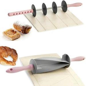 Adjustable Rolling Pin Multi Functional Bread Iron Slicer Noodle Forming Mold Kitchen Tool Creative Cut Roller