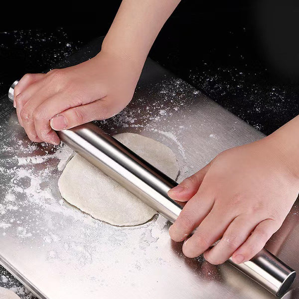 Rolling Pin Stainless Steel Rolling Stick Household Kitchen