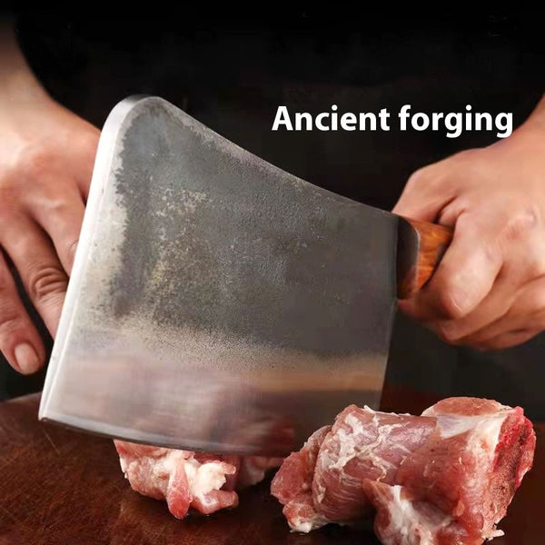 Bone Cutting Knife Commercial Kitchen Retro Thickened