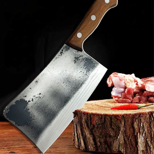 Bone Cutting Knife Commercial Kitchen Retro Thickened