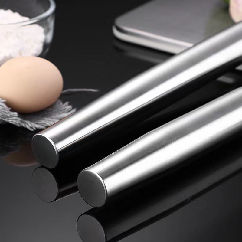 Rolling Pin Stainless Steel Rolling Stick Household Kitchen